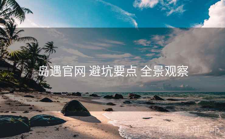 岛遇官网 避坑要点 全景观察
