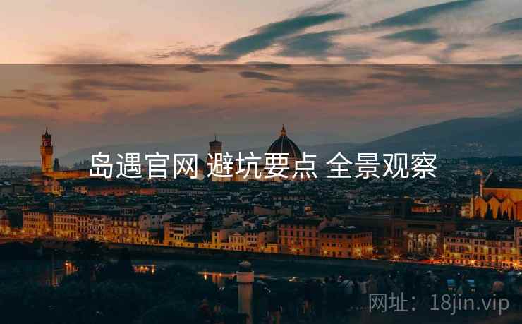 岛遇官网 避坑要点 全景观察