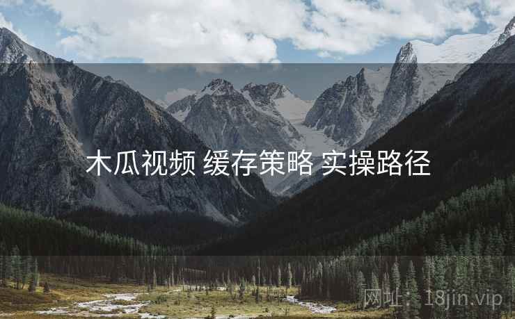 木瓜视频 缓存策略 实操路径