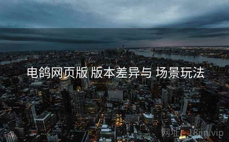 电鸽网页版 版本差异与 场景玩法