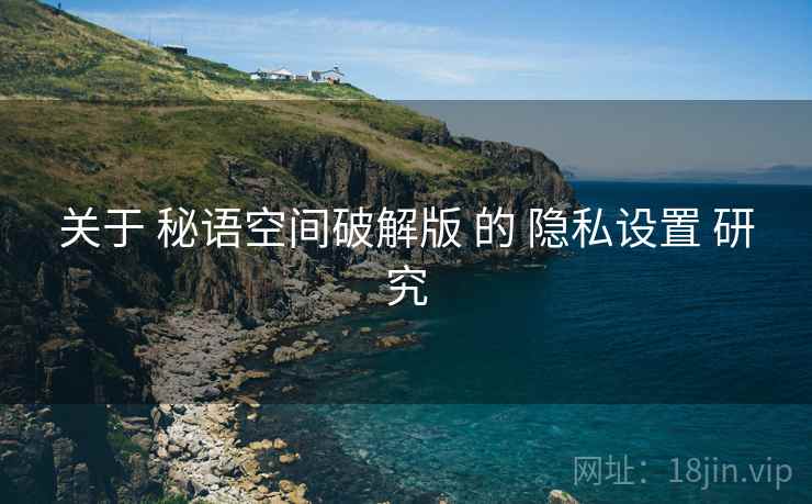 关于 秘语空间破解版 的 隐私设置 研究