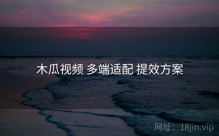 木瓜视频 多端适配 提效方案