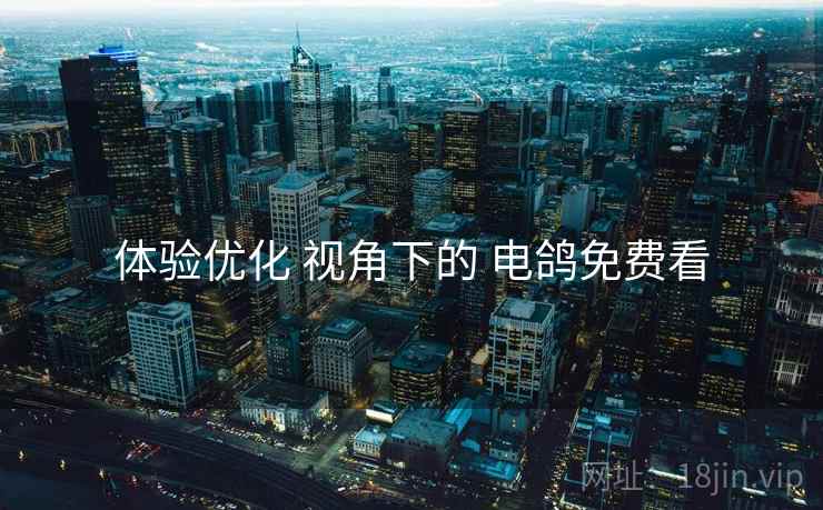 体验优化 视角下的 电鸽免费看
