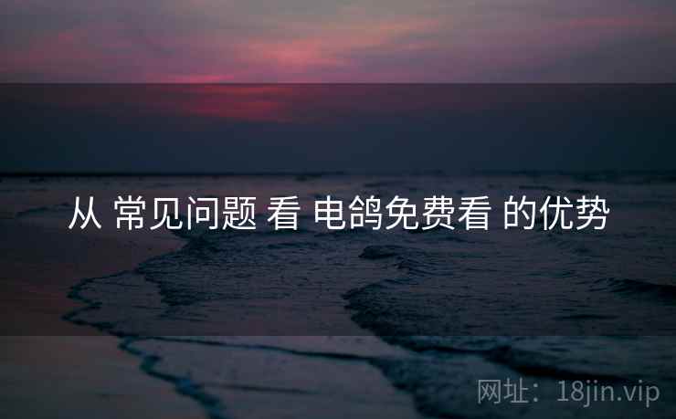 从 常见问题 看 电鸽免费看 的优势
