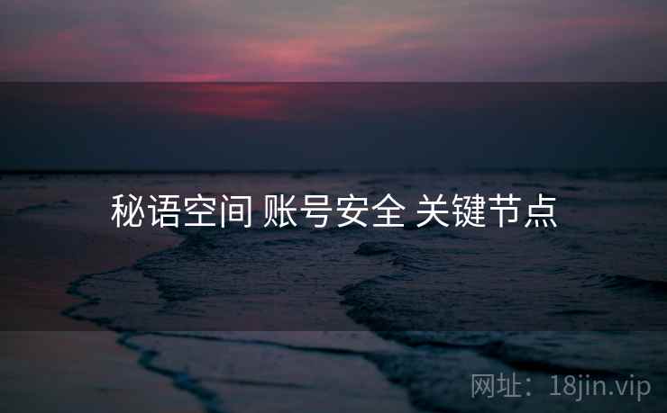 秘语空间 账号安全 关键节点