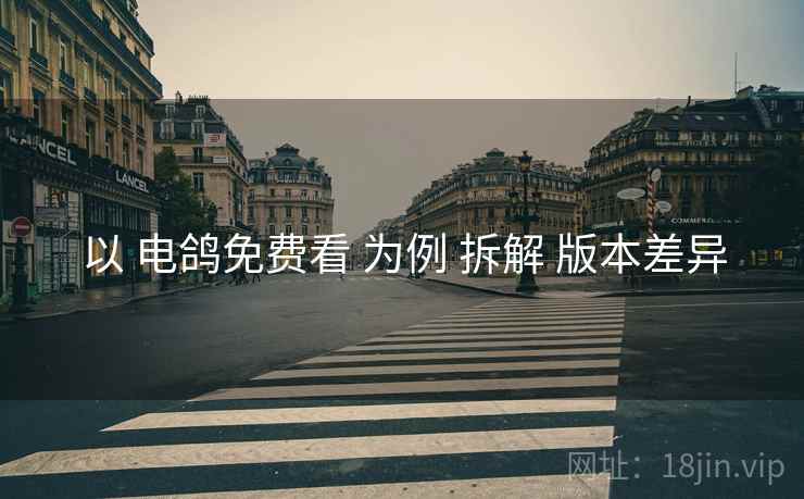 以 电鸽免费看 为例 拆解 版本差异