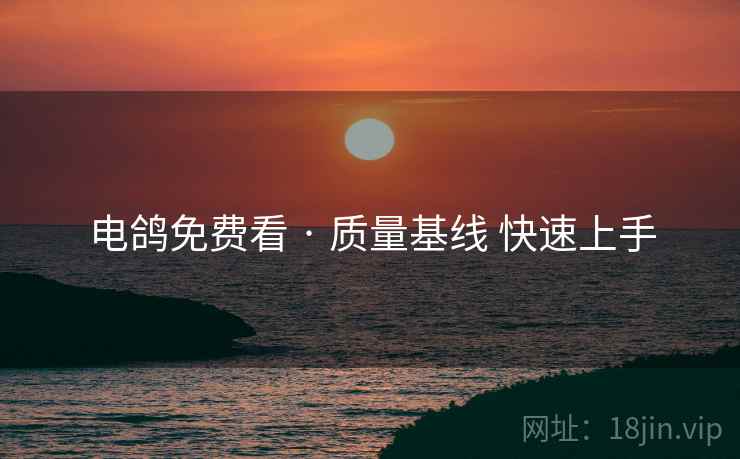 电鸽免费看 · 质量基线 快速上手